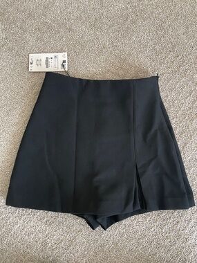 Zara Black Skort Shorts